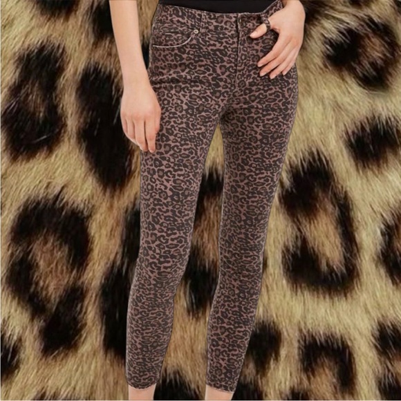 REWASH Cheetah Jeans - Picture 1 of 5